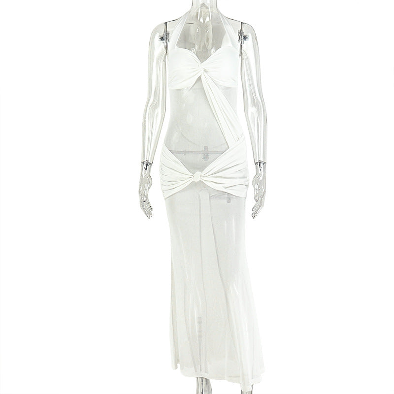 Womens Halter Neck Bodycon Dress