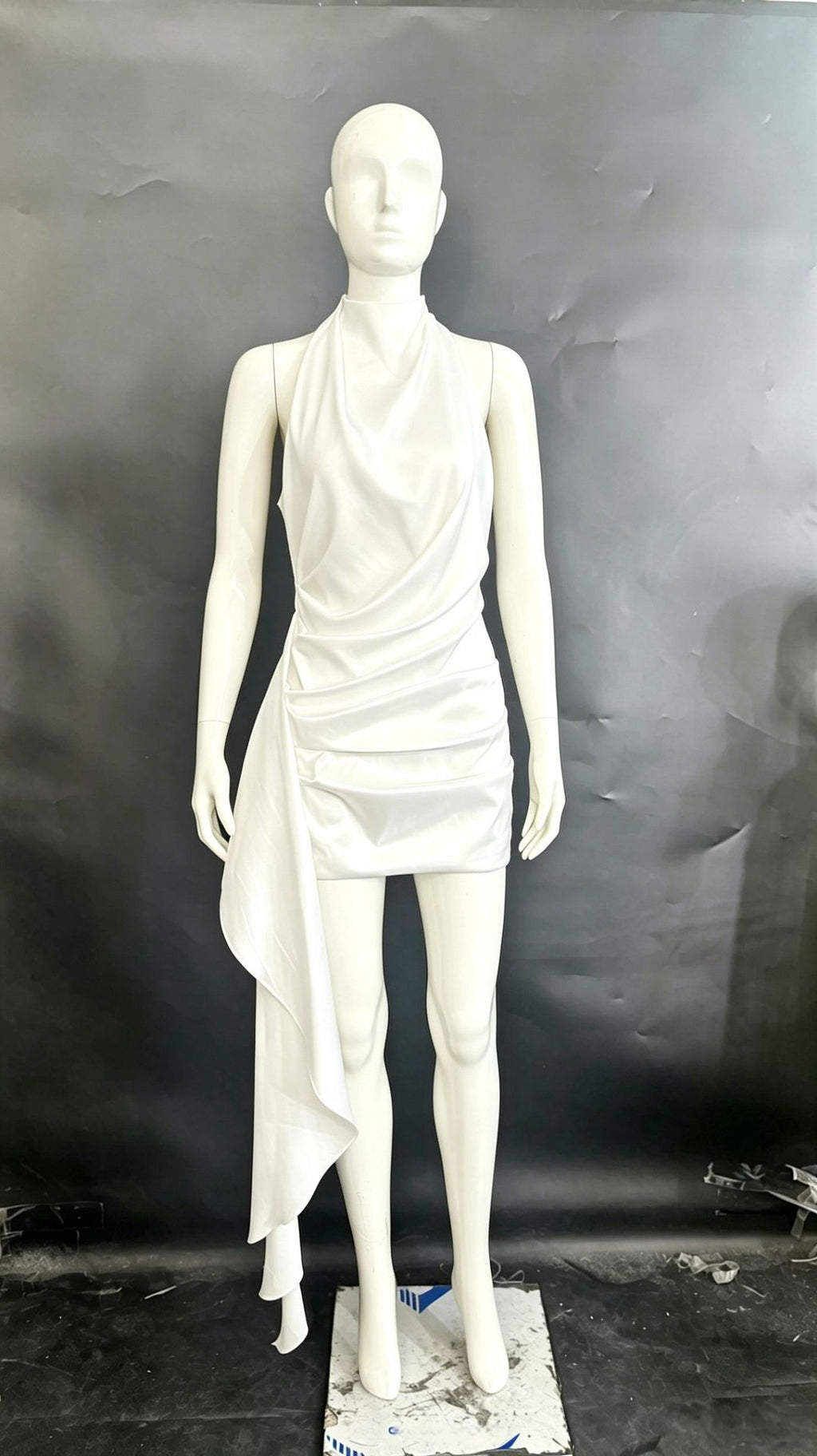 Womens Elegant Bodycon Halter Neck Dress